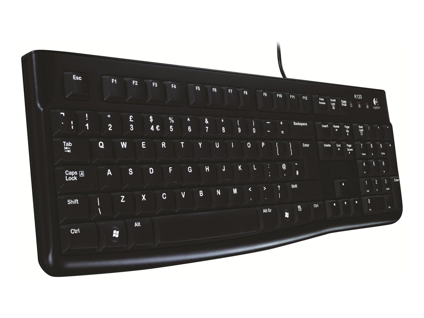 Logitech Logitech K120 USB Tastatur, DE-Layout, schwarz Eingabegeräte-Set Logitech Logitech K120 USB Tastatur, DE-Layout, schwarz Eingabegeräte-Set von Logitech