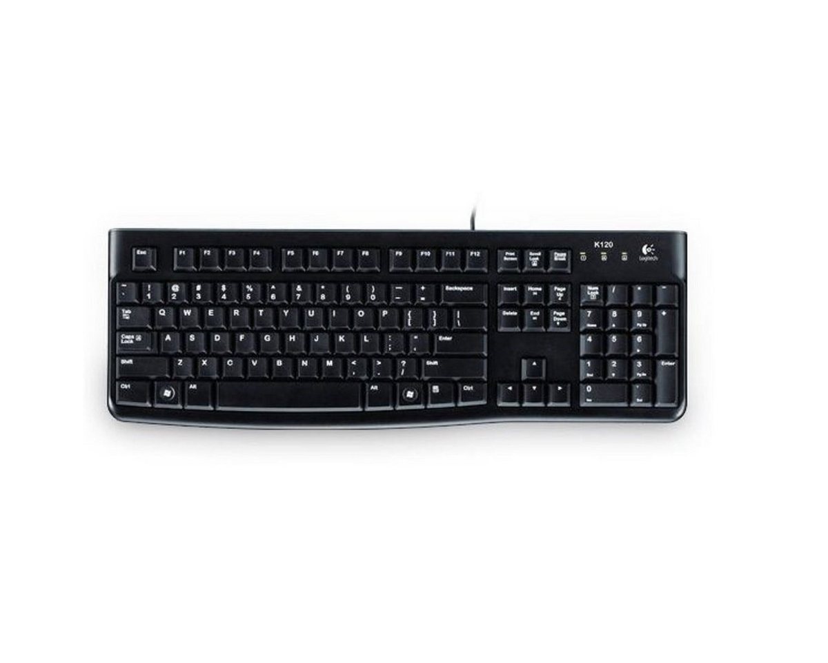 Logitech Logitech Keyboard K120 [DE] black Tastatur (USB-Tastatur mit großen Tasten) von Logitech