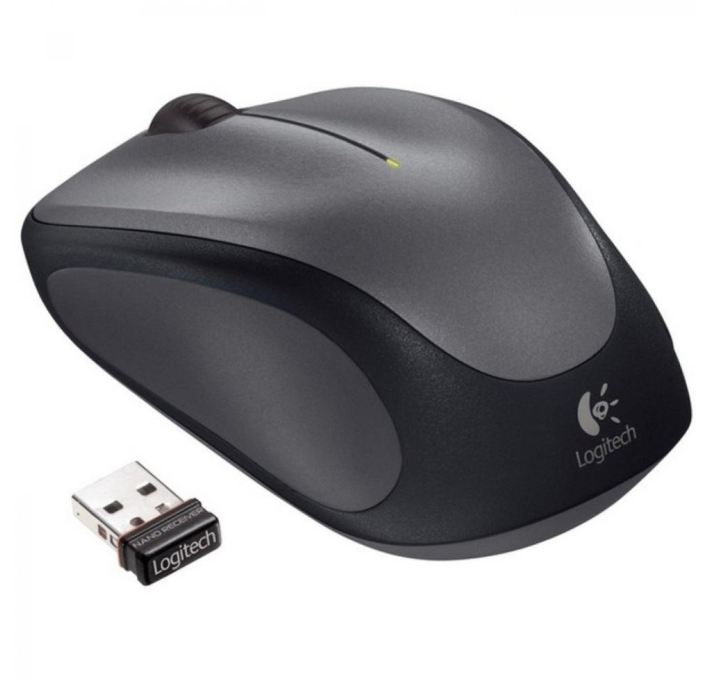 Logitech Logitech M235 - Maus - 1.000 dpi Optisch - 3 Tasten - Silber, Schwarz Maus von Logitech