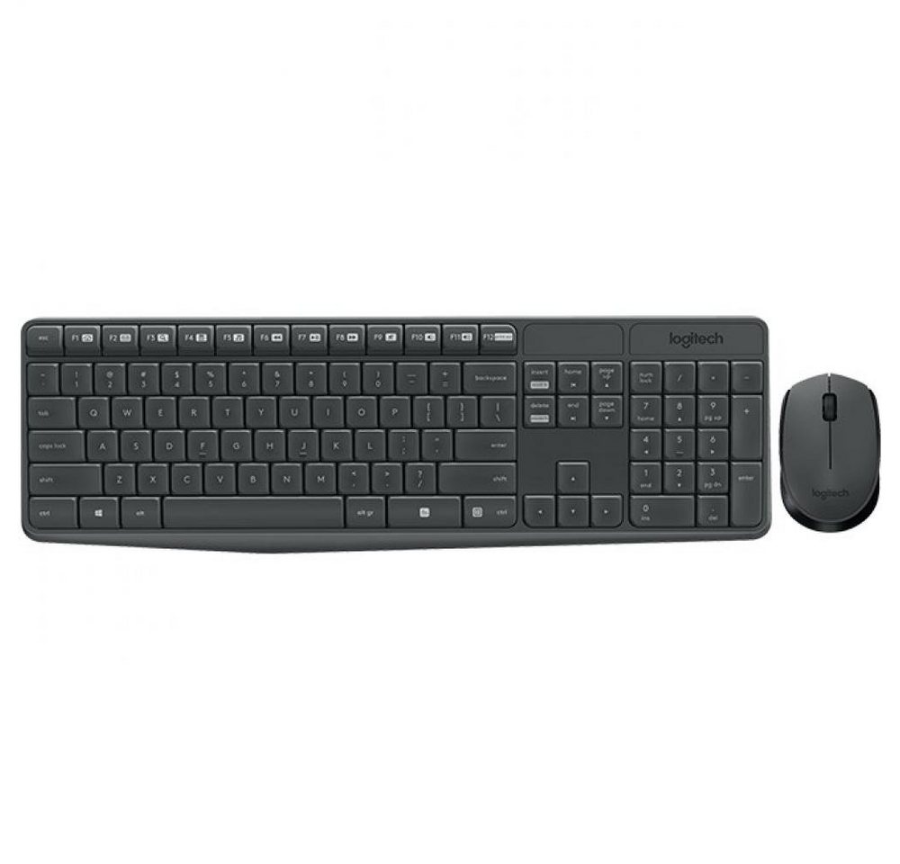 Logitech Logitech MK235 - Tastatur-und-Maus-Set - drahtlos Tastatur- und Maus-Set von Logitech