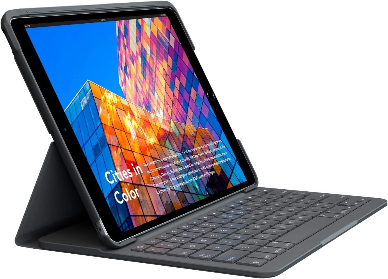 Logitech Logitech SLIM FOLIO für iPad Air 3 (920-009488) iPad-Tastatur von Logitech