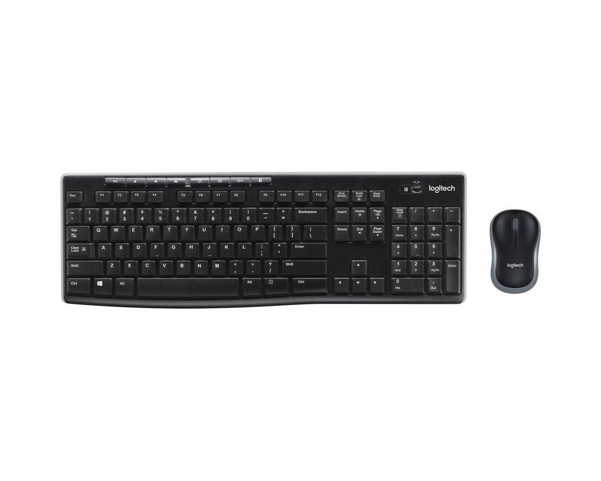 Logitech Wireless Desktop MK270 Tastatur- und Maus-Set Logitech Wireless Desktop MK270 Tastatur- und Maus-Set von Logitech