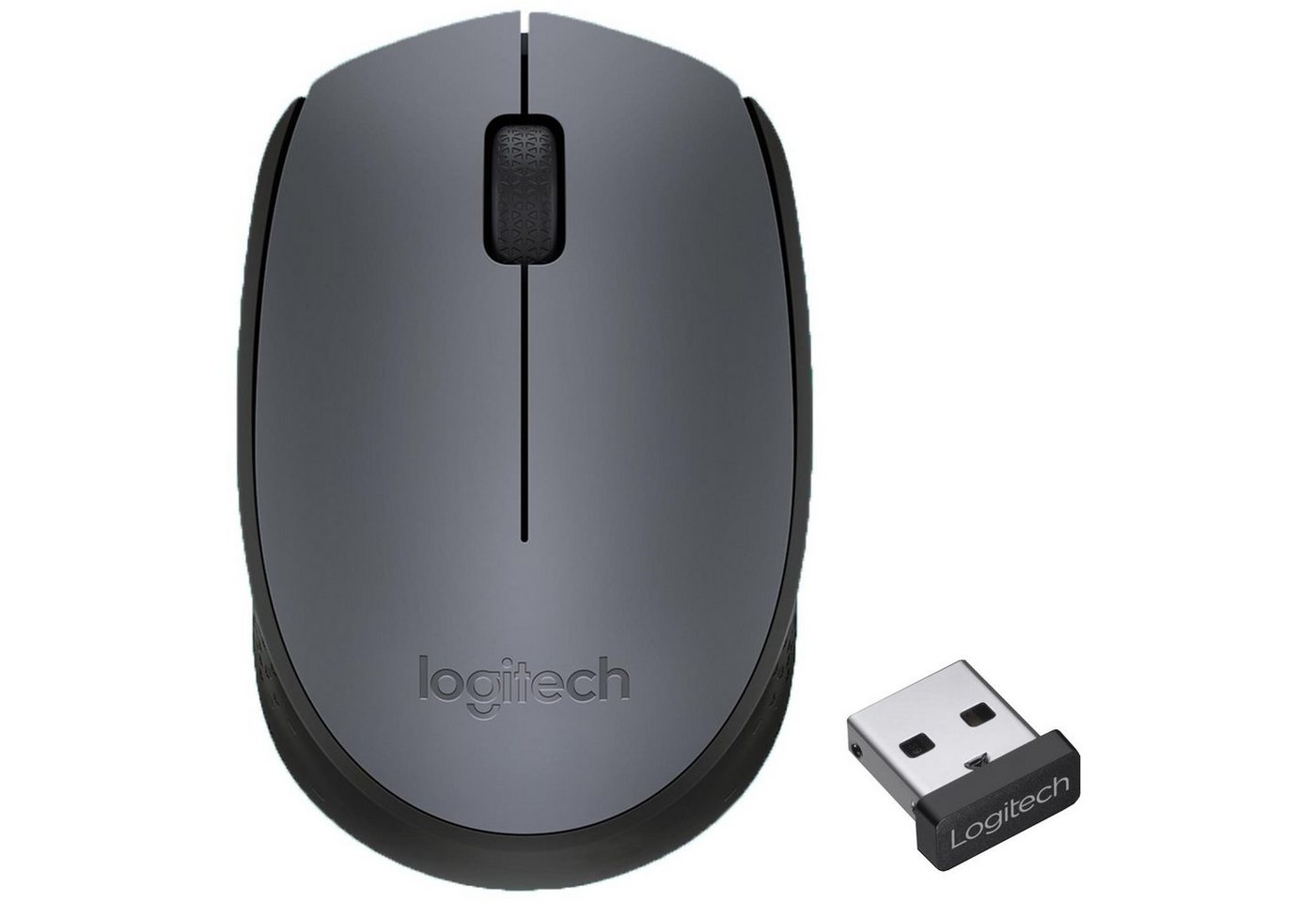 Logitech M170 USB Funkmaus Mäuse (Wireless, Plug&Play, optischer Maussensor, 3 Tasten mit Scrollrad) von Logitech