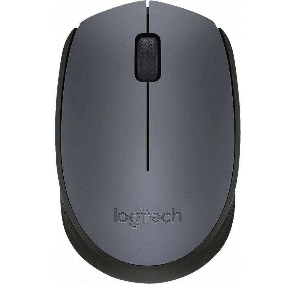Logitech M170 Wireless Mouse grau - kabellose Maus. Maus (Funkübertragung, Kabelloser Komfort durch Funkübertragung) von Logitech