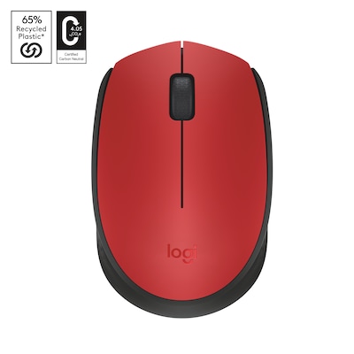 Logitech M171 Kabellose Maus Rot von Logitech