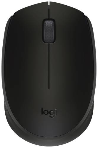 Logitech M171 Maus Kabellos, Funk Optisch Schwarz, Grau 3 Tasten 1000 dpi von Logitech