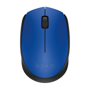 Logitech M171 Maus kabellos schwarz, blau von Logitech