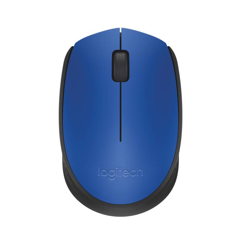 Logitech M171 kabellose, komfortable optische Maus, blau mit langer Lebensdauer, für Links- und Rechtshänder von Logitech