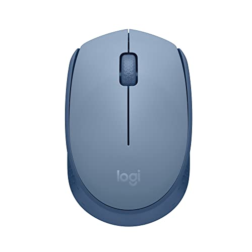 Logitech M171 kabellose Computermaus fürPC, Mac, Laptop, 2.4 GHz mit USB Mini-Empfänger, optische Spurführung, 12 Monate Batterie beidhändig anwendbar - Grau von Logitech