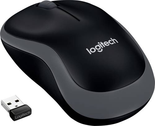 Logitech M185 Maus Funk Optisch Grau 2 Tasten 1000 dpi von Logitech