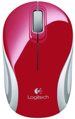 Logitech M187 Maus Funk Optisch Rot 3 Tasten 1000 dpi von Logitech