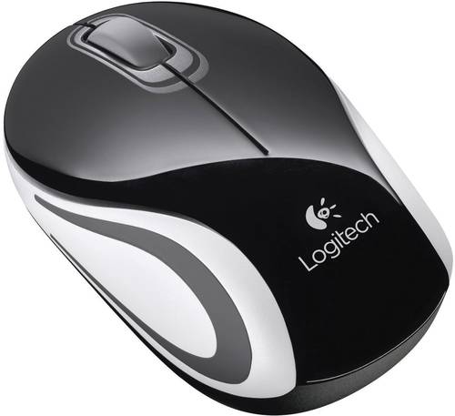 Logitech M187 Maus Funk Optisch Schwarz 3 Tasten 1000 dpi von Logitech