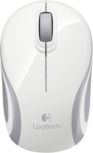 Logitech M187 Maus Funk Optisch Weiß 3 Tasten 1000 dpi von Logitech