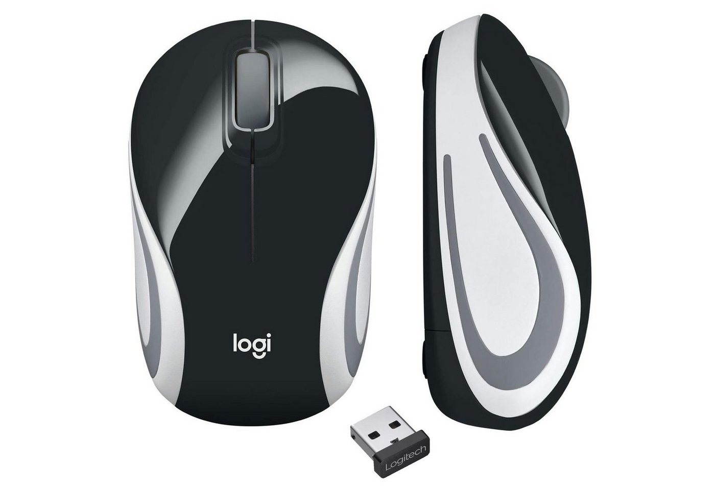 Logitech M187 USB Mini Funkmaus Mäuse (Wireless, Plug&Play, optischer Maussensor, 3 Tasten mit Scrollrad) von Logitech