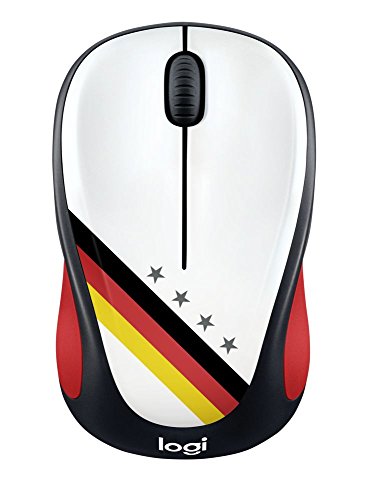 Logitech M238 Kabellose Maus, Fan Kollektion, 2.4 GHz Verbindung via Nano-USB-Empfänger, 1000 DPI Sensor, 12-Monate Akkulaufzeit, 3 Tasten, PC/Mac - Deutschland von Logitech