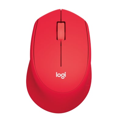 Logitech M330 Silent Plus Kabellose Maus Rot von Logitech