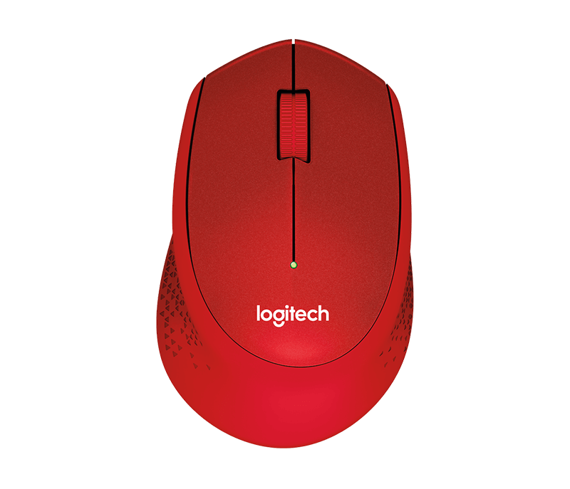 Logitech M330 Silent Plus Maus, rot von Logitech