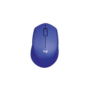 Logitech M330 Silent Plus Maus kabellos blau von Logitech