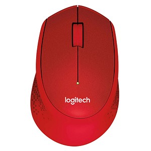 Logitech M330 Silent Plus Maus kabellos rot von Logitech