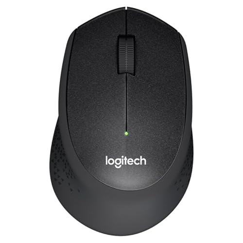 Logitech M330 Silent Plus kabellose Maus, Schwarz (erneuert) von Logitech