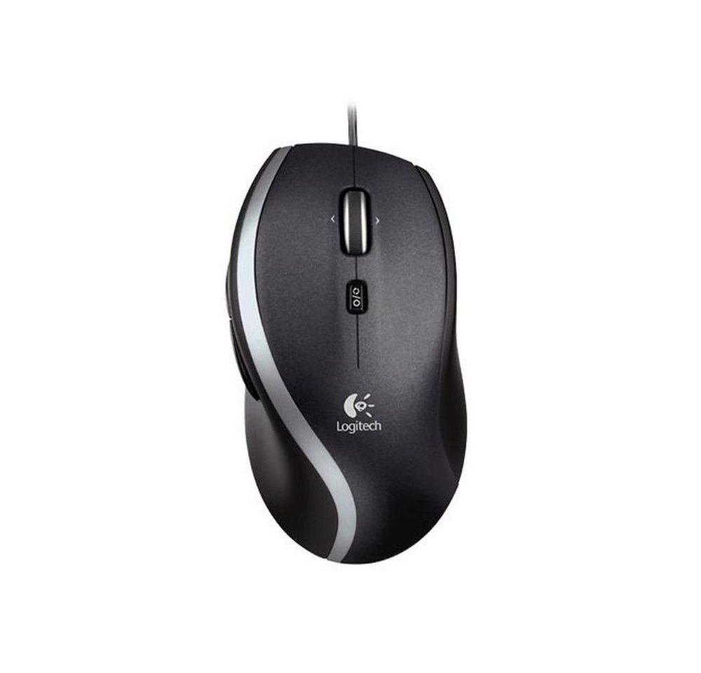 Logitech M500 Maus (kabelgebunden, Scrollrad, schwarz, Kabel, für PC, Computer, Laptop) von Logitech