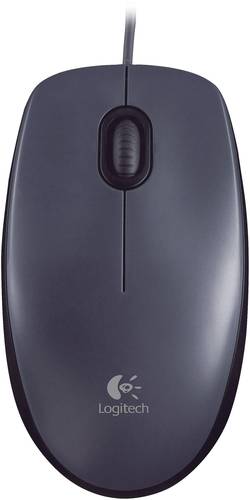 Logitech M90 Maus USB Optisch Schwarz 2 Tasten 1000 dpi von Logitech