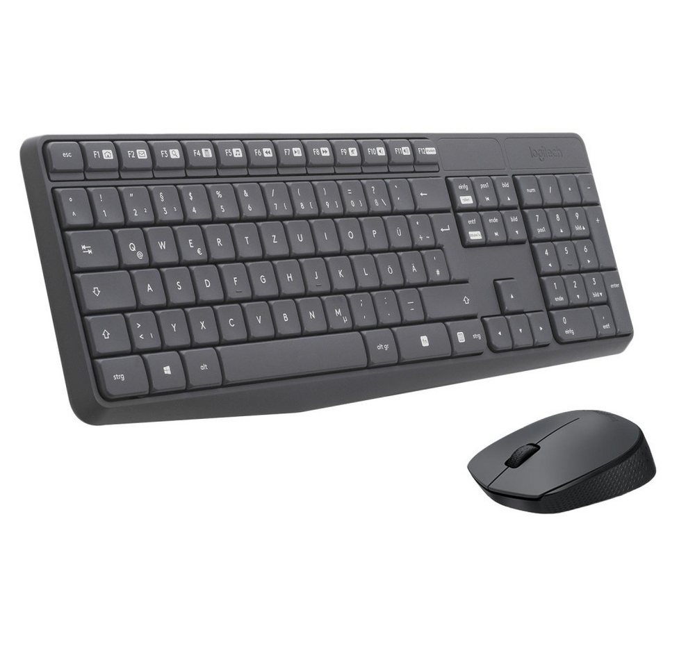 Logitech MK235 Kabelloses Tastatur- Maus- Set Tastatur von Logitech
