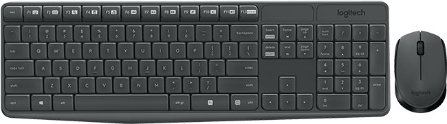 Logitech MK235 - Tastatur-und-Maus-Set - kabellos - 2.4 GHz - Portugiesisch Logitech MK235 - Tastatur-und-Maus-Set - kabellos - 2.4 GHz - Portugiesisch von Logitech