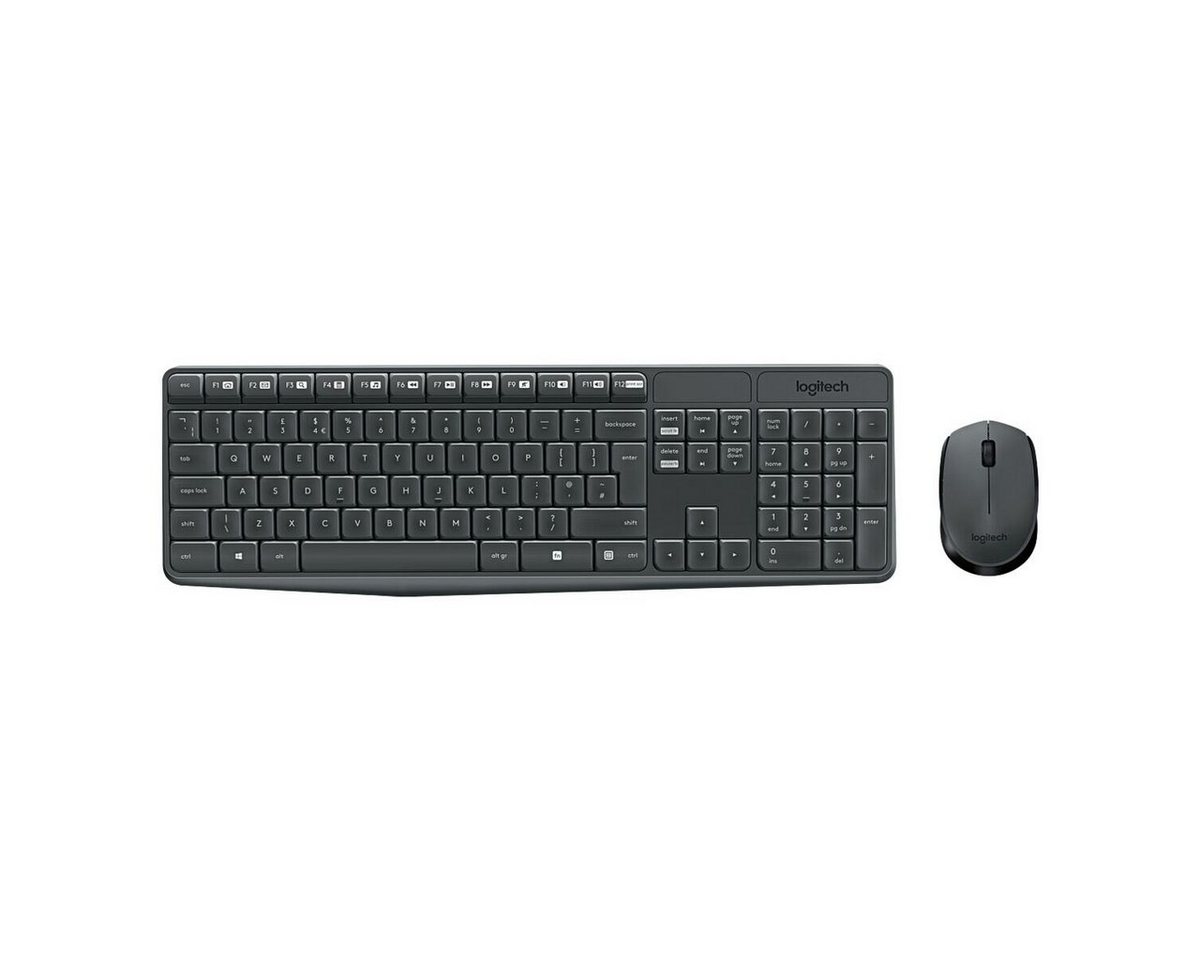 Logitech MK235 Wireless-Tastatur (Tastatur-Maus-Set) von Logitech