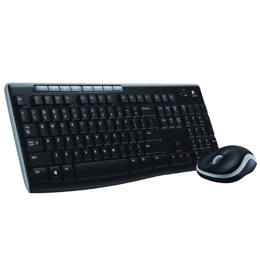 Logitech MK270 Desktopset, kabellos, DE-Layout Tastatur und Maus von Logitech