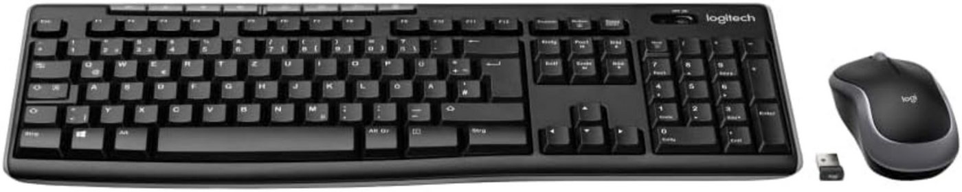 Logitech MK270 Kabelloses Set mit Tastatur und Maus, 2,4 GHz kabellos Tastatur- und Maus-Set, (1 St) von Logitech