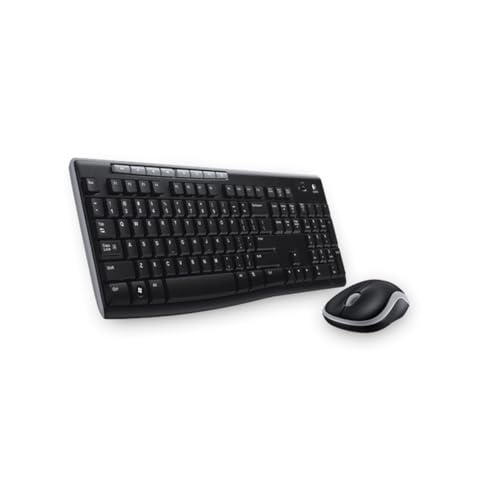 Logitech MK270 Kabelloses Set mit Tastatur und Maus für Windows, Griechisches Layout - Schwarz Logitech MK270 Kabelloses Set mit Tastatur und Maus für Windows, Griechisches Layout - Schwarz von Logitech