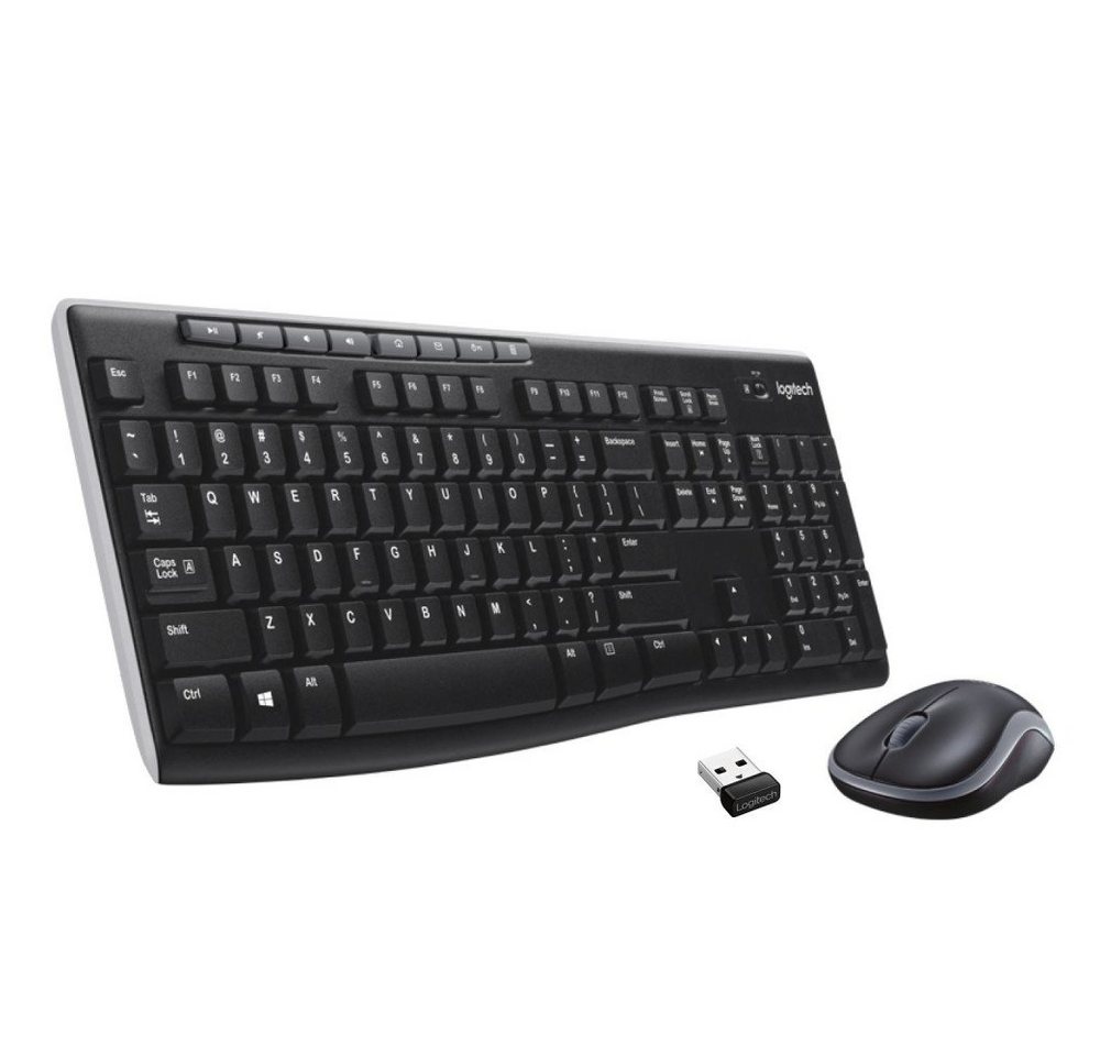 Logitech MK270 Kabelloses Tastatur-Maus-Set Tastatur von Logitech