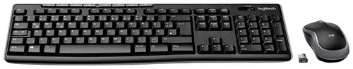 Logitech MK270 Wireless Combo Funk Tastatur, Maus-Set Deutsch, QWERTZ Schwarz von Logitech