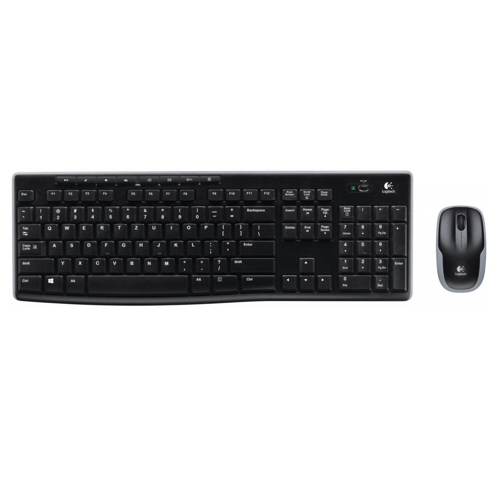 Logitech MK270 Wireless Combo - Tastatur & Maus - schwarz Tastatur- und Maus-Set von Logitech