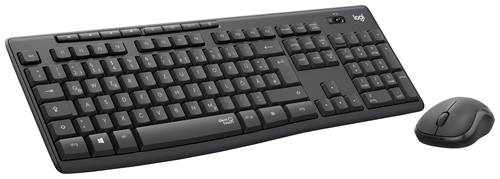 Logitech MK295 Kabellos Tastatur, Maus-Set Deutsch, QWERTZ Graphite Logitech MK295 Kabellos Tastatur, Maus-Set Deutsch, QWERTZ Graphite von Logitech