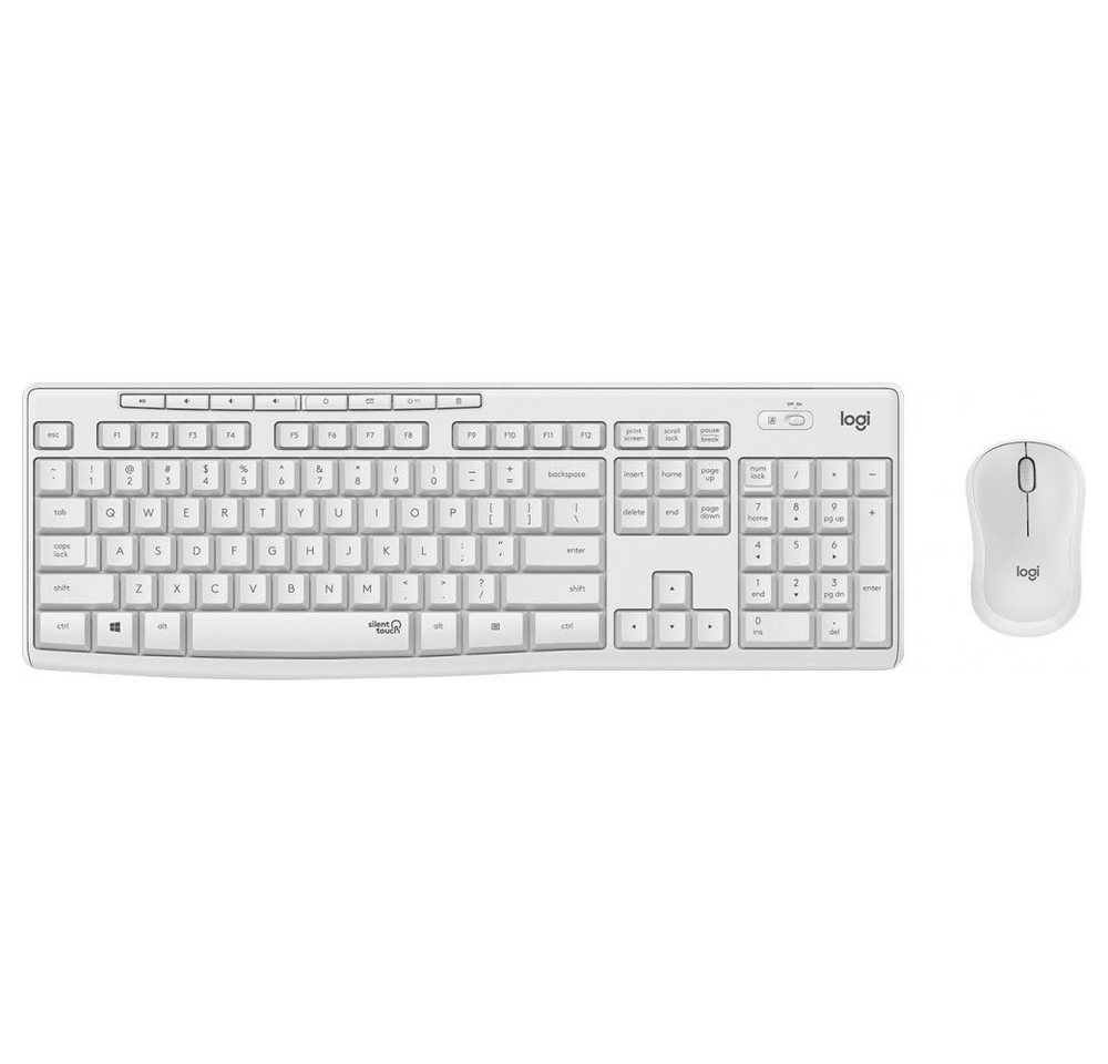 Logitech MK295 - Tastatur & Maus - weiß Tastatur- und Maus-Set von Logitech