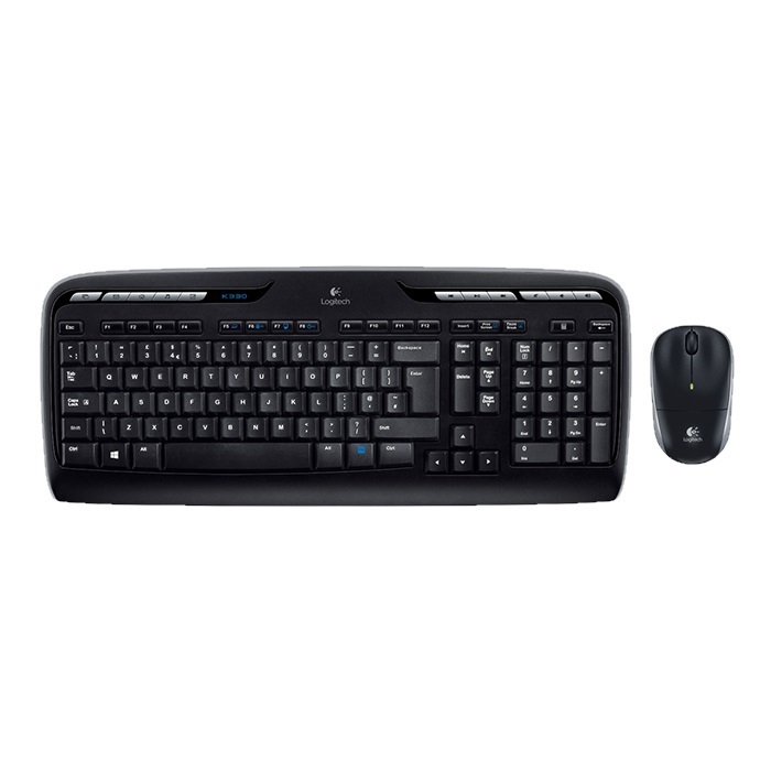 Logitech MK330 Desktopset, kabellos, DE-Layout Tastatur und Maus von Logitech