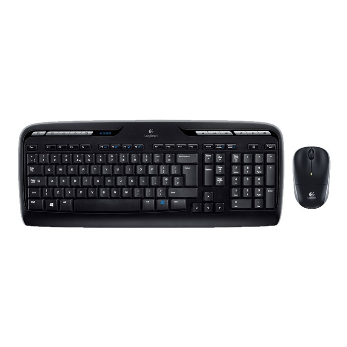 Logitech MK330 Desktopset, kabellos, US-Layout Tastatur und Maus von Logitech