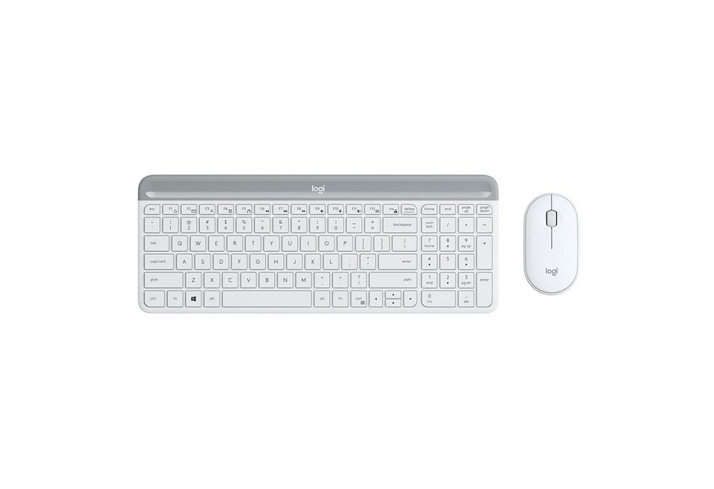 Logitech MK470 Slim Wireless Keyboard & Mouse (920-009189) PC-Tastatur von Logitech