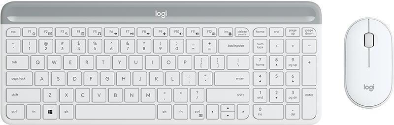 Logitech MK470 Tastatur RF Wireless QWERTZ Deutsch Weiß (920-009189) von Logitech