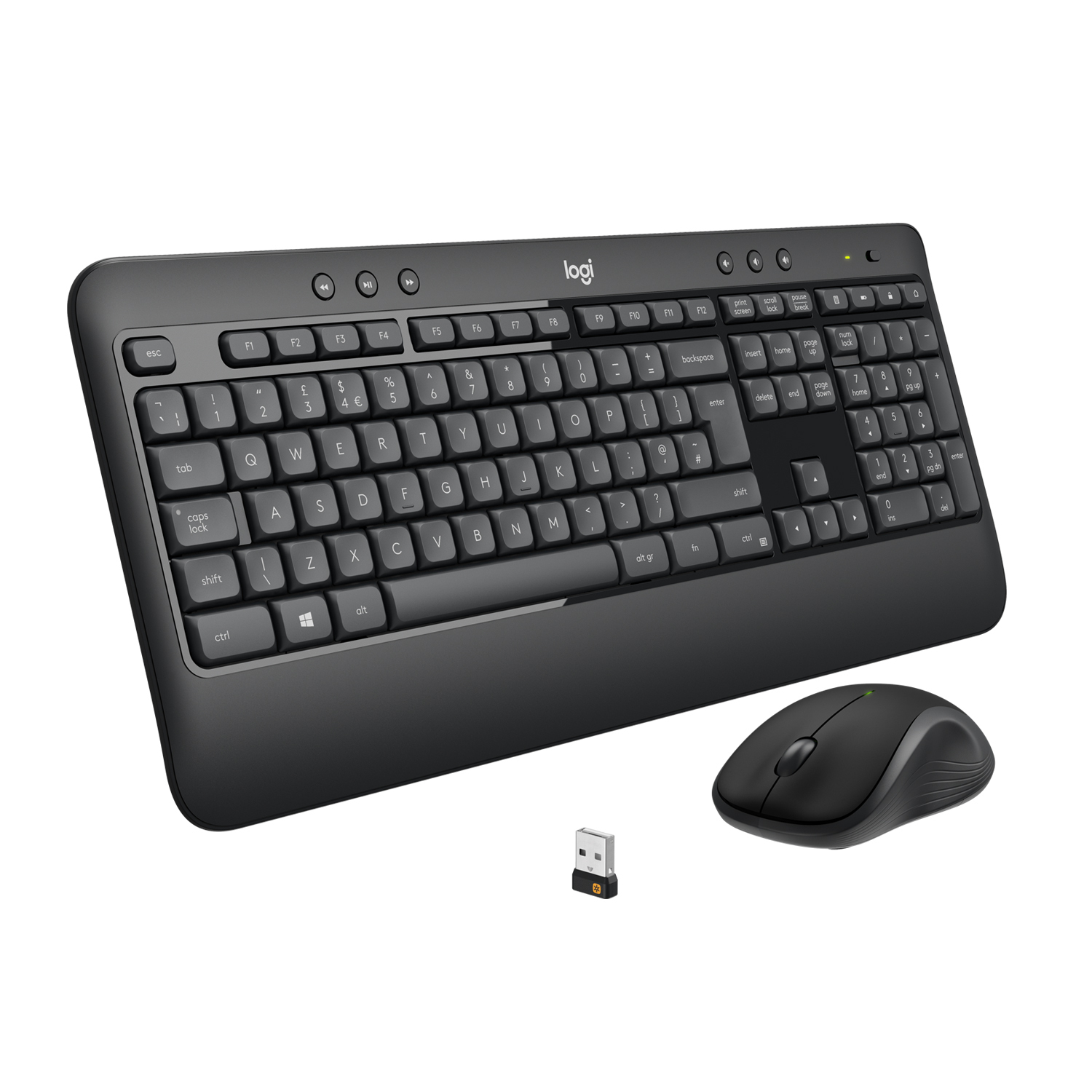 Logitech MK540 Advanced Desktopset, kabellos, DE-Layout Tastatur und Maus von Logitech