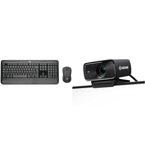 Logitech MK540 Advanced Kabellose & Elgato Facecam MK.2 – Erstklassige Full-HD-Webcam von Logitech