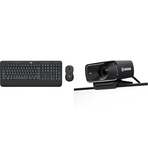 Logitech MK545 erweiterte drahtlose & Elgato Facecam MK.2 – Erstklassige Full-HD-Webcam Logitech MK545 erweiterte drahtlose & Elgato Facecam MK.2 – Erstklassige Full-HD-Webcam von Logitech