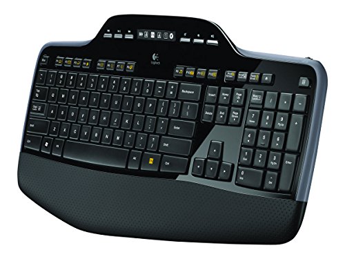 Logitech MK710 Kabelloses Tastatur-Maus-Set, 2.4 GHz Verbindung via Unifying USB-Empfänger, 3-Jahre Batterielaufzeit, LCD-Batterieanzeige, PC/Laptop, Spanisches QWERTY-Layout - Schwarz Logitech MK710 Kabelloses Tastatur-Maus-Set, 2.4 GHz Verbindung via Unifying USB-Empfänger, 3-Jahre Batterielaufzeit, LCD-Batterieanzeige, PC/Laptop, Spanisches QWERTY-Layout - Schwarz von Logitech