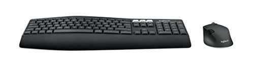 Logitech MK850 Performance Kabelloses Tastatur-Maus-Set, Bluetooth, 2.4 GHz Verbindung via USB-Empfänger, 24 bis 36-Monate Akkuleistung, Handballenauflage, Deutsches QWERTZ-Layout, Schwarz von Logitech