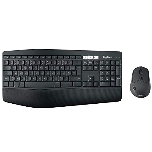 Logitech MK850 Performance Kabelloses Tastatur-Maus-Set, Bluetooth & 2.4 GHz Verbindung via USB-Empfänger, 24 bis 36-Monate Akkuleistung, Handballenauflage, Französisches AZERTY-Layout - Schwarz Logitech MK850 Performance Kabelloses Tastatur-Maus-Set, Bluetooth & 2.4 GHz Verbindung via USB-Empfänger, 24 bis 36-Monate Akkuleistung, Handballenauflage, Französisches AZERTY-Layout - Schwarz von Logitech