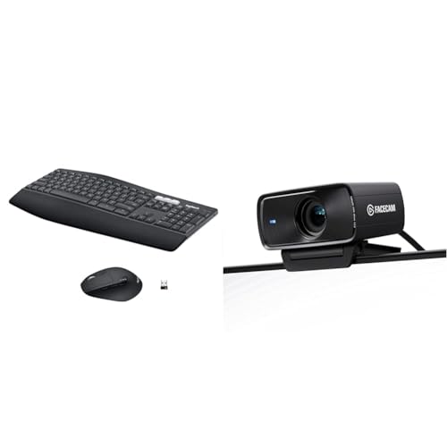 Logitech MK850 Performance Kabelloses & Elgato Facecam MK.2 – Erstklassige Full-HD-Webcam von Logitech