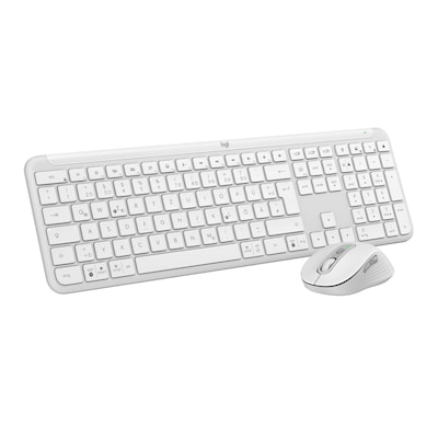 Logitech MK950 Signature Slim Combo Pale Grey - Kabelloses Tastaturkombination von Logitech