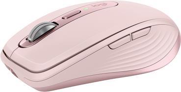 Logitech MX Anywhere 3S - Maus - optisch - 6 Tasten - kabellos - Bluetooth - Logitech Logi Bolt USB-Receiver - rosé (910-006931) von Logitech